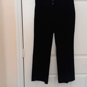 EUC, ladies  size2 petite,black ankle length trouser.